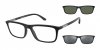 OKULARY EMPORIO ARMANI EA 4160 50421W 55 ROZMIAR M + NAKŁADKI